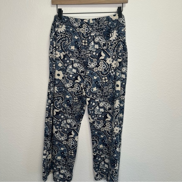 Anybody Women’s 2-Piece Pajama Set Blue Paisley Tank Top (XL)Matching Pants (L) - Picture 8 of 8